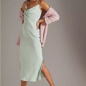 Anthropologie Elyse Bias Slip Dress